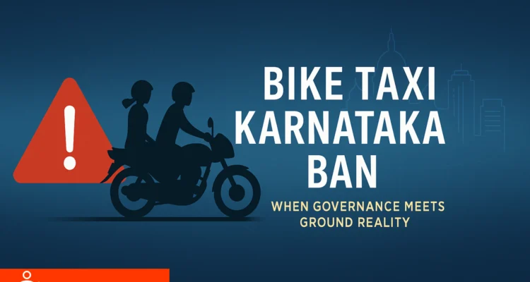 Bike Taxi Karnataka Ban