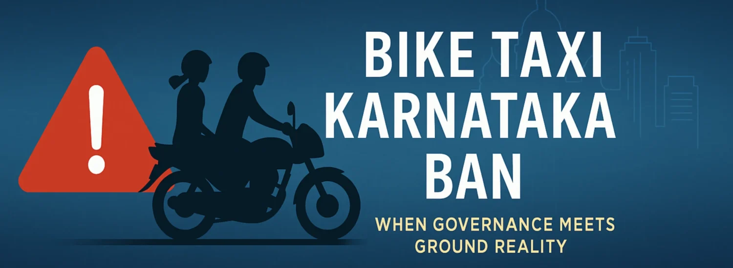 Bike Taxi Karnataka Ban