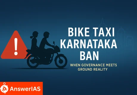 Bike Taxi Karnataka Ban
