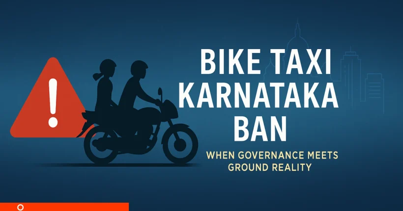 Bike Taxi Karnataka Ban