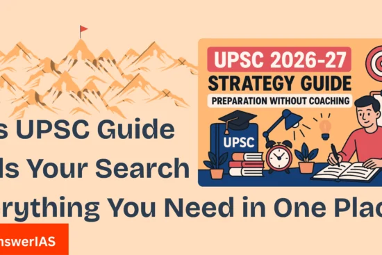 UPSC Preparation Guide 2026 2027