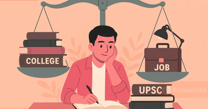 How to Balance UPSC Preparation with a Job or College : Lesson from UPSC Toppers ?
