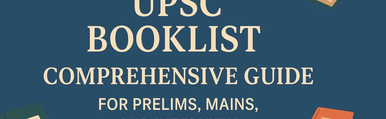 UPSC booklist