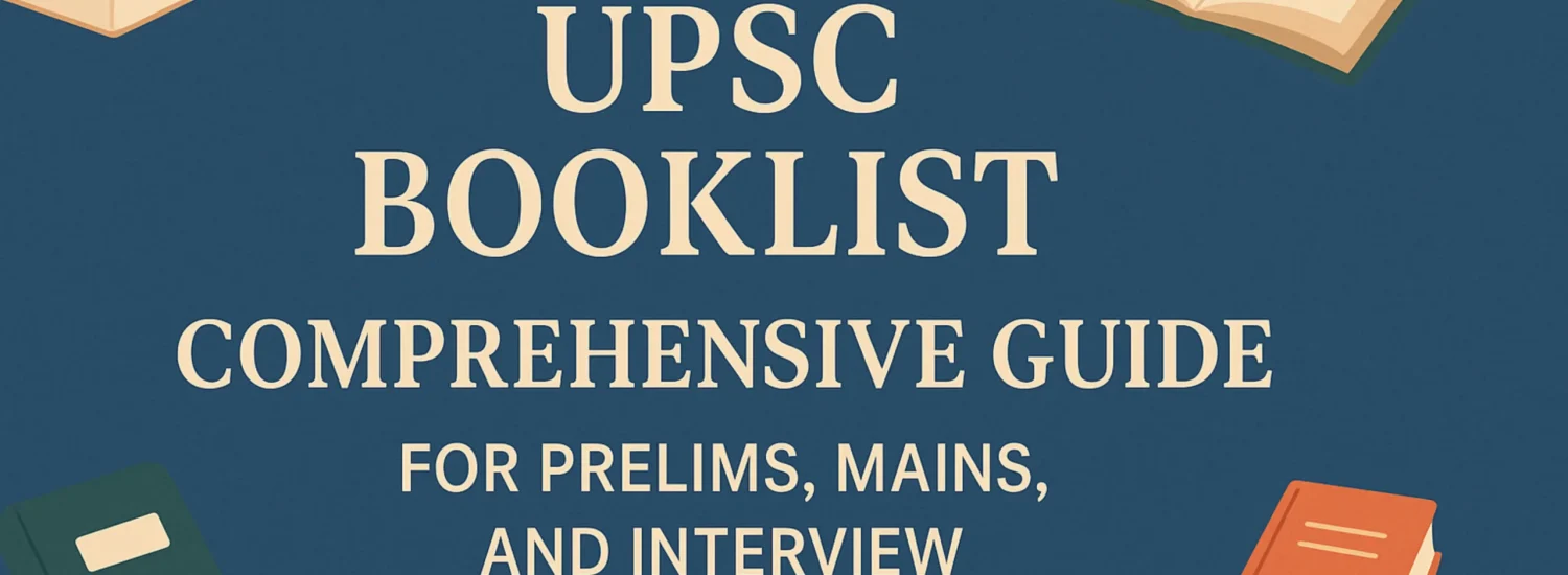 UPSC booklist