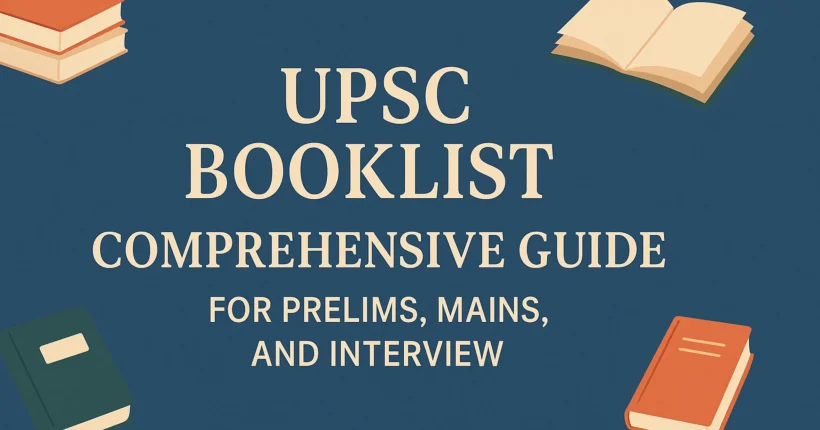UPSC booklist