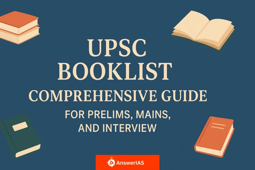 UPSC booklist