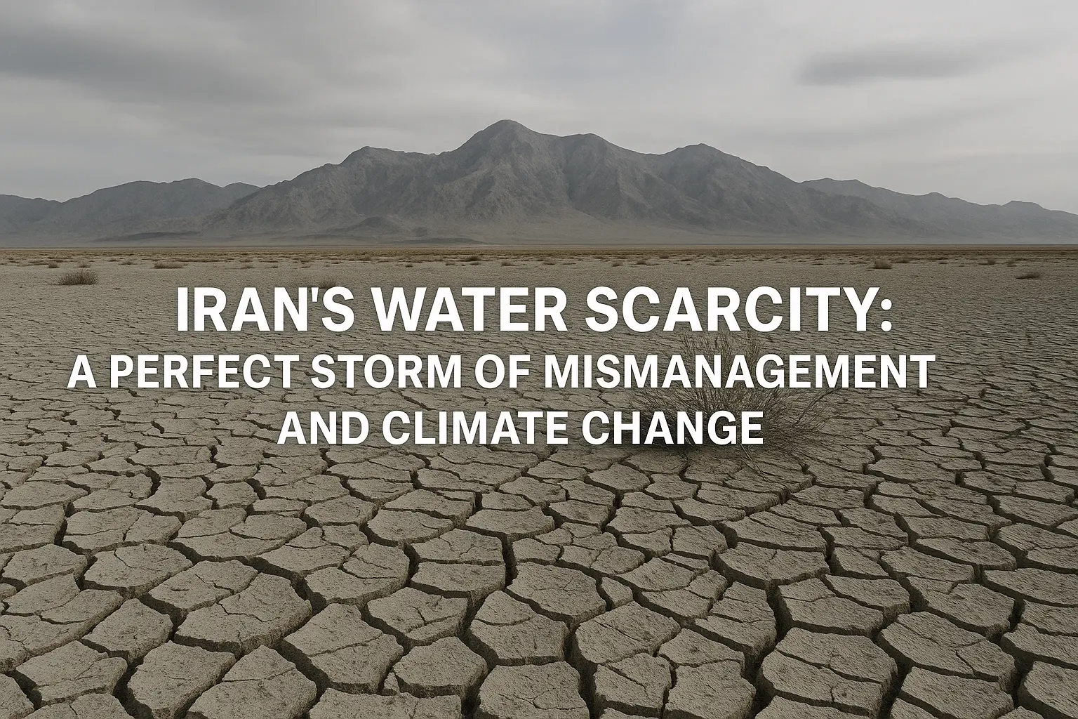 Iran's Water scarcity: A Perfect Storm of Mismanagement and Climate Change 1 Iran's Water scarcity