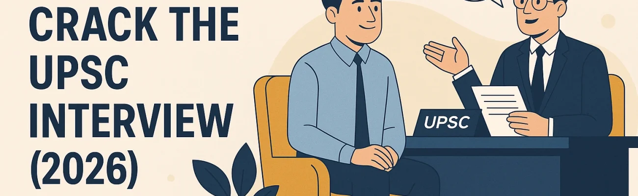 How to Crack the UPSC Interview (2026): A Rational Strategy to Face the Personality Test with Confidence