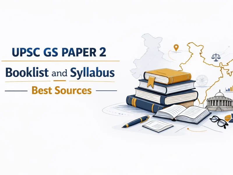 UPSC General Studies Paper 2 Preparation Strategy: Complete Booklist and Syllabus Guide