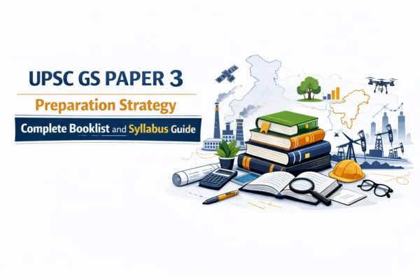UPSC GS Paper 3 Preparation Strategy: Complete Booklist and Syllabus Guide