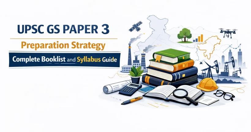 UPSC GS Paper 3 Preparation Strategy: Complete Booklist and Syllabus Guide