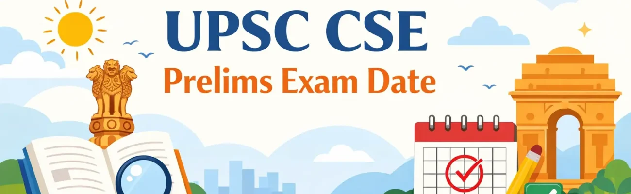 UPSC CSE 2026 Prelims Exam Date
