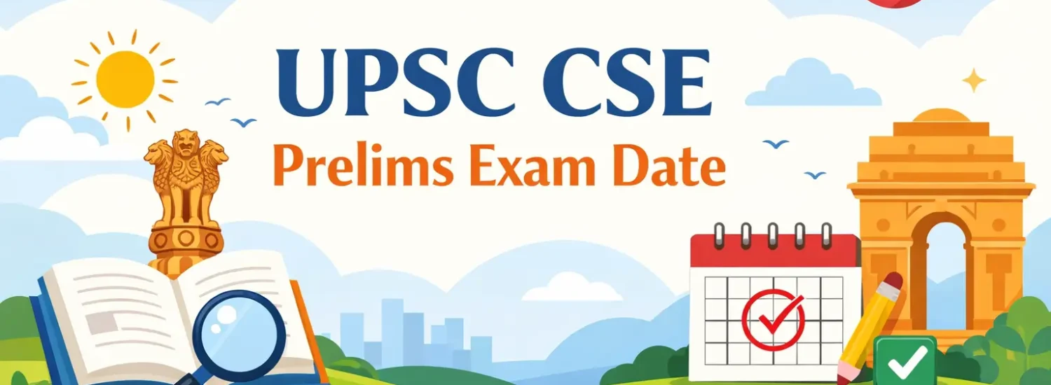 UPSC CSE 2026 Prelims Exam Date
