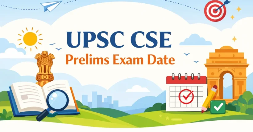 UPSC CSE 2026 Prelims Exam Date