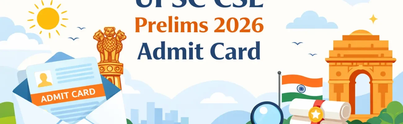 UPSC CSE Prelims 2026 Admit Card