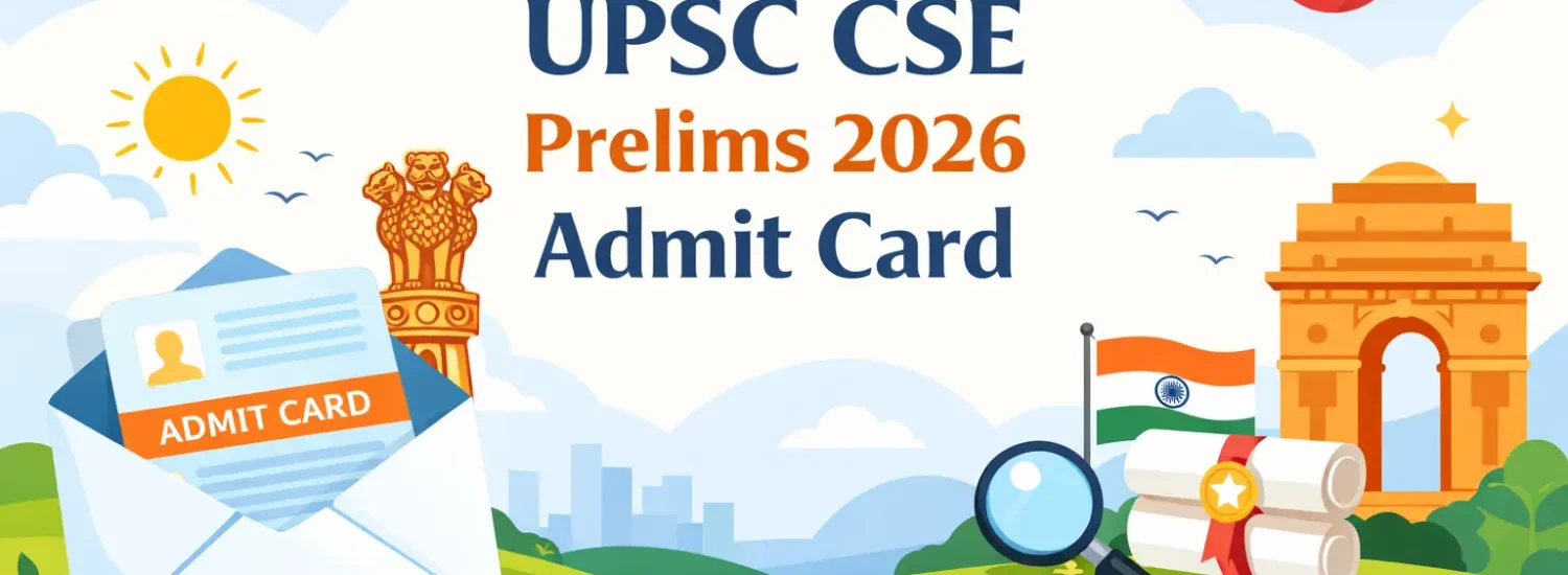 UPSC CSE Prelims 2026 Admit Card