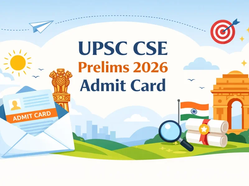 UPSC CSE Prelims 2026 Admit Card