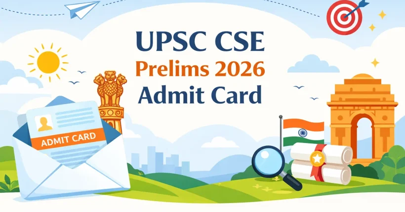 UPSC CSE Prelims 2026 Admit Card