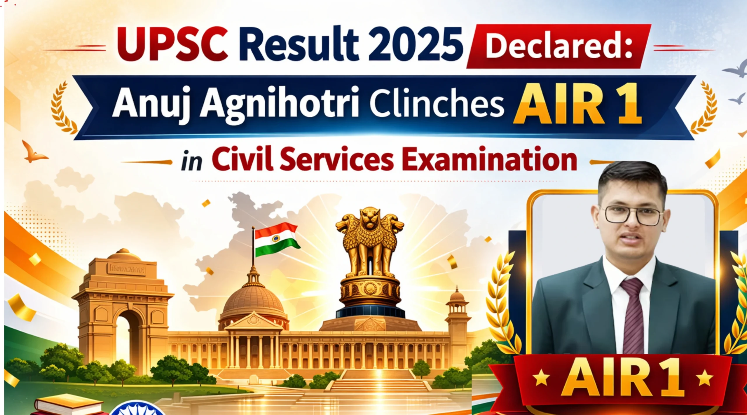 Official UPSC Result 2025 Declared