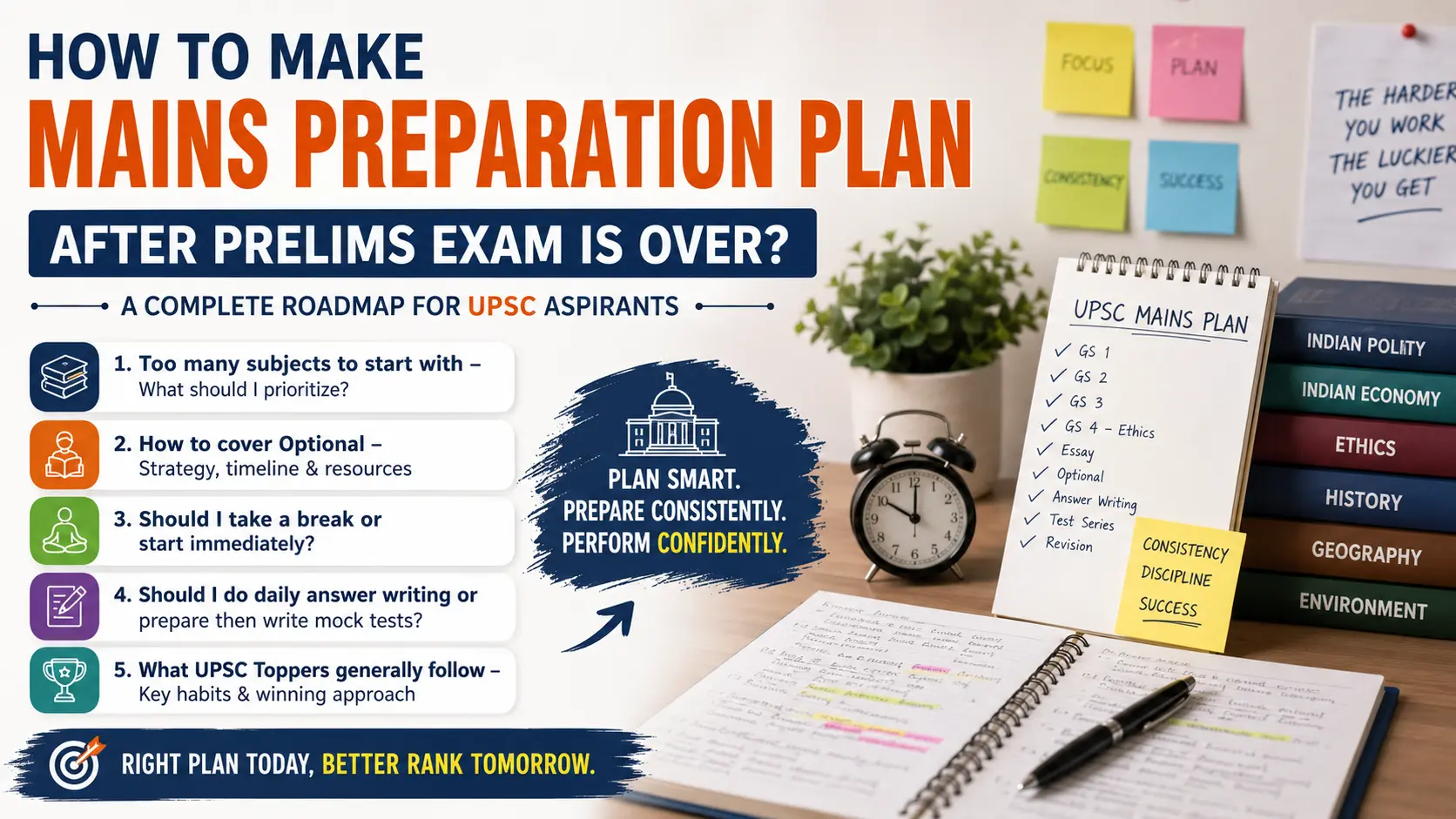 How to Make a Mains Preparation Plan After UPSC Prelims 2026