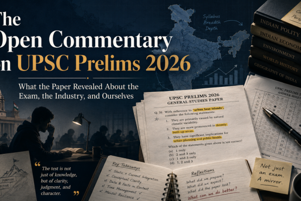 The Open Commentary on UPSC Prelims 2026