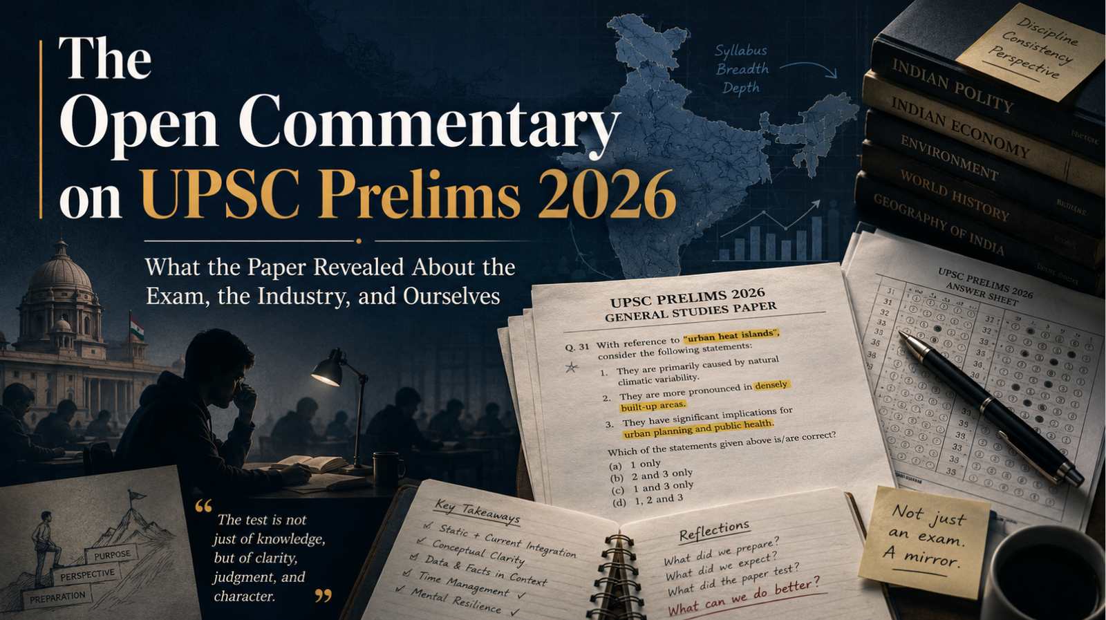 The Open Commentary on UPSC Prelims 2026